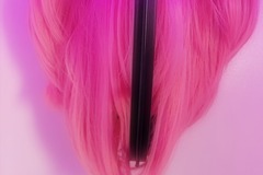 Selling with online payment: Pink wig (Natsuki)