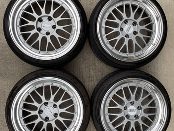 Selling: 18" BBS LM 5x114.3 Staggered | Forged | Two-Piece