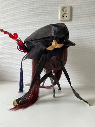 Hu Tao cosplay with wig Genshin Impact Hutao