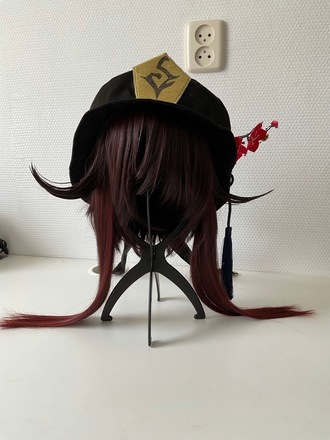 Hu Tao cosplay with wig Genshin Impact Hutao