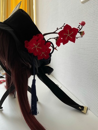 Hu Tao cosplay with wig Genshin Impact Hutao