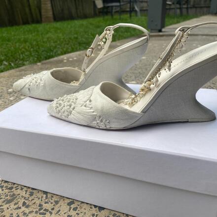 Zimmermann goldentime online wedge heel