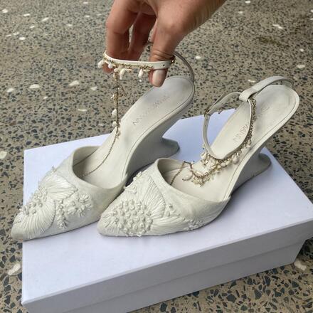 Zimmermann goldentime online wedge heel
