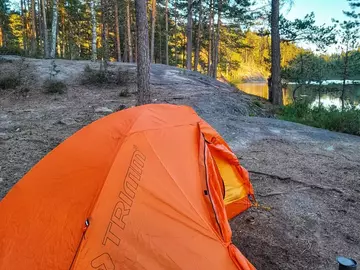 Til leie (per uke): Trimm One DSL -1hlö teltta