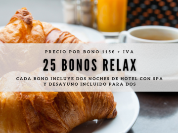 Sale ad without payment button: ADQUIERE 25 BONOS RELAX PARA TU NEGOCIO