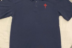 Selling With Online Payment: Navy Cardinal Newman Polo XXS