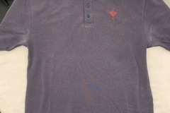 Selling With Online Payment: Navy Cardinal Newman Polo Small