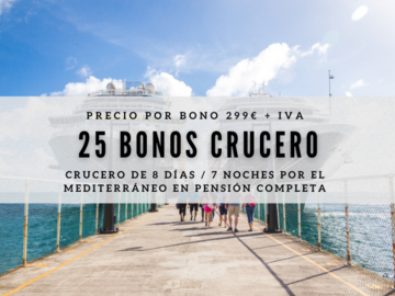 Sale ad without payment button: Impulsa tu Empresa con 25 Bonos Crucero