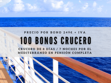 Sale ad without payment button: Impulsa tu Empresa con 100 Bonos Crucero