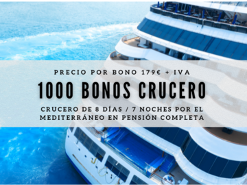 Sale ad without payment button: Impulsa tu Empresa con 1000 Bonos Crucero