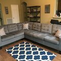 Selling with online payment: Grey reversible tuft sectional 