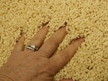 Buy Now: Peel and Stick Carpet Tiles 4,000 Sq. Ft. Cream Beige 60 Oz Nylon