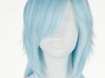 Selling with online payment: Arda Wig Magnum Long Powder Blue