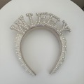 Selling: WIFEY faux pearl headband and veil