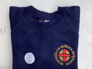 Selling With Online Payment: St Paul's Sweatshirts 5/6 Years 26"