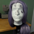 Selling with online payment: Hand-dyed Silvery-Purple/Lilac Lacefront Wig