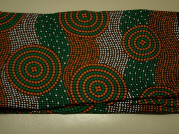 For Sale: West African-Batik Wax Print fabric 5-6 yards