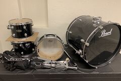 Selling with online payment: Pearl Center Stage 5-Piece Drum Set Black