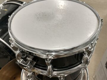 Selling with online payment: Sound Percussion Black 4-piece Drum Set Hi-Hat And Crash Symbols
