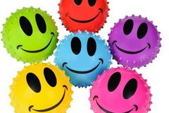 Buy Now: 3" Knobby Smiley Face Balls (285 Pieces)