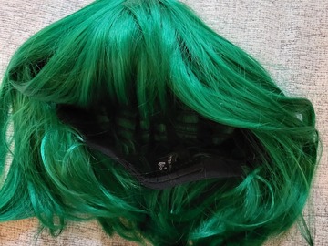 Selling with online payment: Short Green Wig