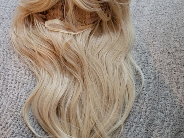 Selling with online payment: Long Blonde Wig w/ Bangs