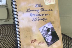 Selling with online payment: Tommy Thomas Percussion Library - 334 page wire spiral bound book