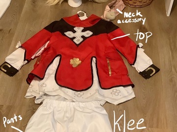 Selling with online payment: Genshin Impact Klee costume and wig