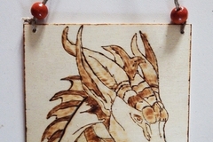 Vente au détail: Décoration en bois "Dragon"
