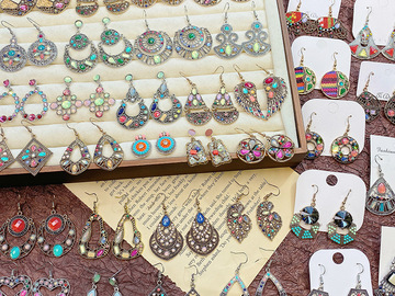 Comprar ahora: 100 Pairs Vintage Earrings Female Bohemian Earrings