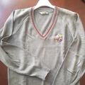 Selling With Online Payment: Blatchington Mill school jumper.  Slightly worn out on one sleeve