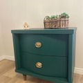 Individual Seller: Elegant Two-Drawer Nightstand in Excellent Condition