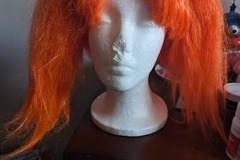 Selling with online payment: Orange Short Pony Tail wig