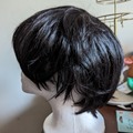 Selling with online payment: Black Short Wig with Cut Bangs