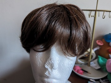 Selling with online payment: Light Brown Short Boy Wig