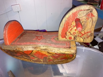 Selling with online payment: Vintage mini rocking horse