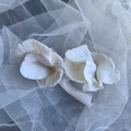 Selling: Lori Muldoon Porcelain sculptural petal earrings 