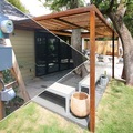 Request a quote: Steel & Cedar: A Stunning Pergola Takes Center Stage