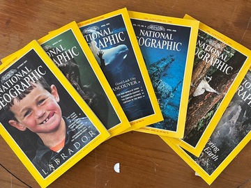 For Sale: National Geographic Collage Magazines