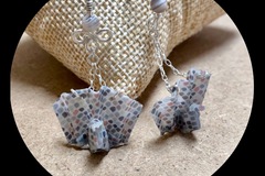 Vente au détail: Boucles d’oreilles origami paons