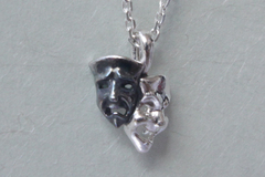 : 925 Silver Gemini  Zodiac Sign pendant(Silver chain included)