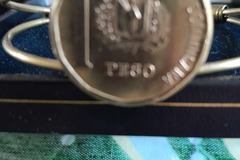 Vente au détail: bracelet pièce de monnaie vintage authentique