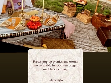Offering with non-refundable deposit : Pretty pop up picnics and events 