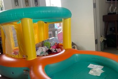 Rent per night (24 hour rental): Small bouncy castle with pool or ball pit and pump