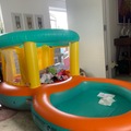 Rent per night (24 hour rental): Small bouncy castle with pool or ball pit and pump