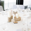 Selling: Glass vases with sand and candles 