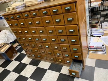 Selling with online payment: Vintage Wooden Cabinet with drawers