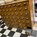 Selling with online payment: Vintage Wooden Cabinet with drawers