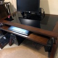 Selling with online payment: Desk with built in keyboard light