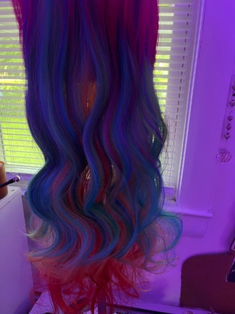 Rainbow Wig